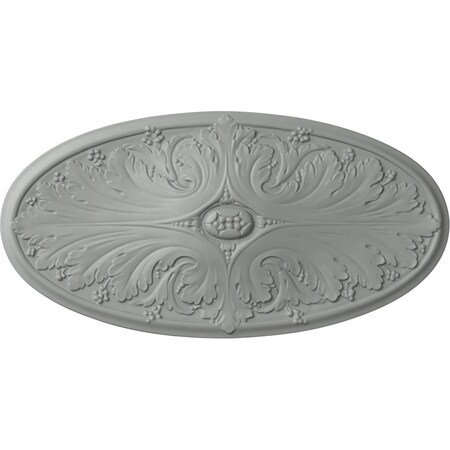 Ekena Millwork Madrid Ceiling Medallion, 24 3/4"W x 12 1/2"H x 1 3/4"P CM24X12MA